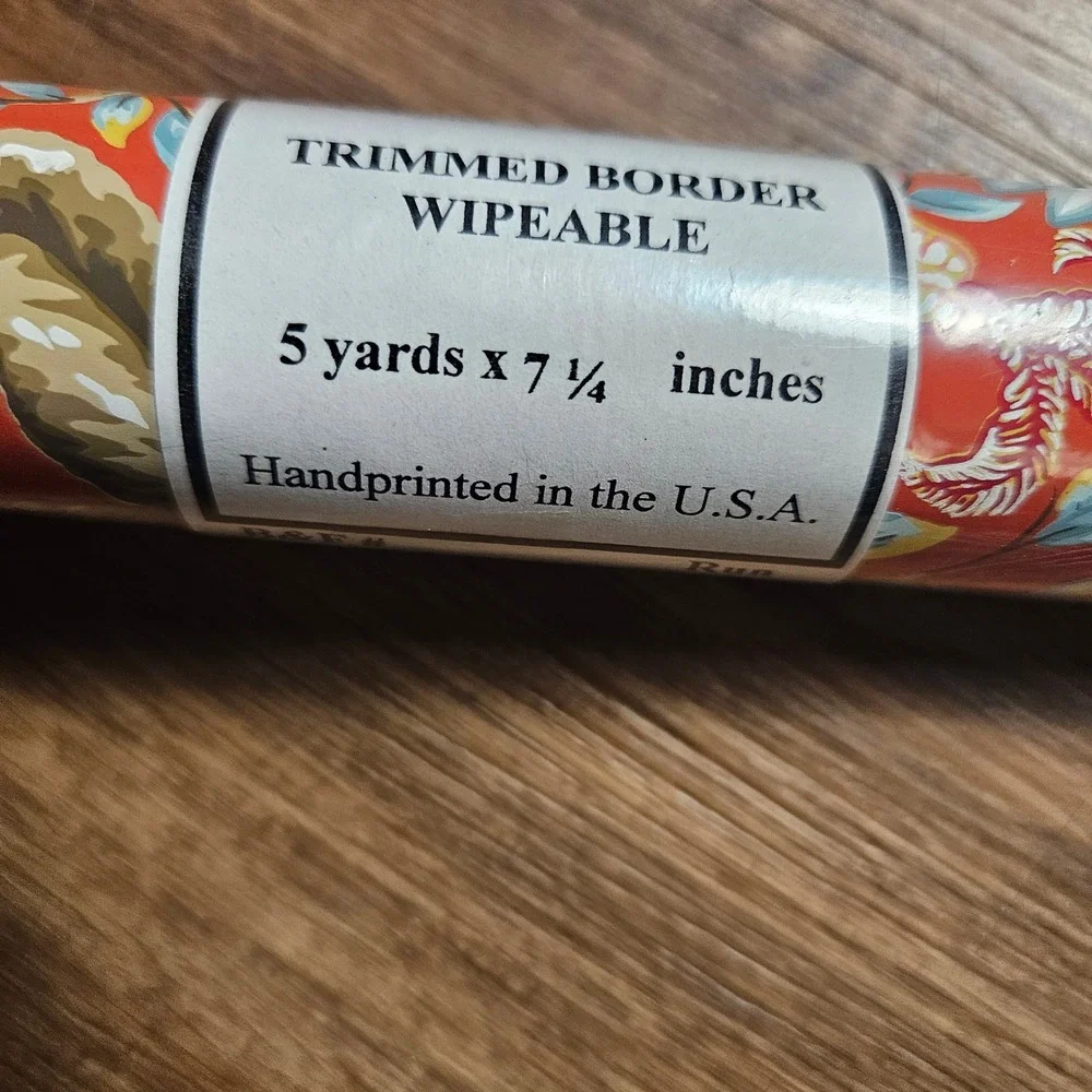 Lot of 2 Brunschwig & Fils Monkey Business Wallpaper Border Rolls 10yd 7.25in